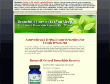 Tablet Screenshot of bronchitiscough.info